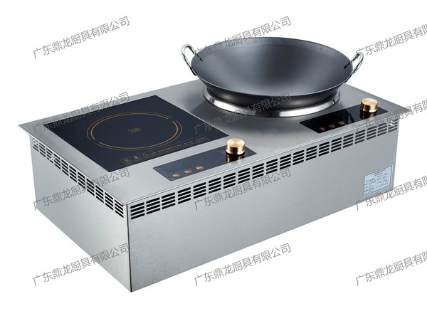 3.5-5kw嵌入式电磁组合炉（显示在面板上）